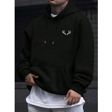 LAYORA Kalın Kumaşlı Baskılı Sweatshirt – Modern ve Şık Görünüm