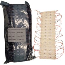 Powerr Led Aydınlatma 200 Adet 12 Volt 1.5 Watt 3 Lensli Beyaz 2835 Smd LED Modül IP65 Modül 1 Paket