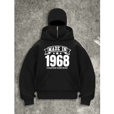 LAYORA Kadınlar Için Gotik Yarış Grafik Baskılı Kapüşonlu Sweatshirt