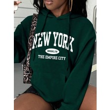 LAYORA Hoodie – Yazı Baskılı Kapüşonlu Sweatshirt