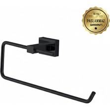 Premium Pirinç Katre Kağıt Havluluk Mat Siyah