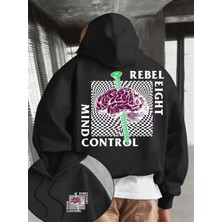 LAYORA Erkek Kapüşonlu Sweatshirt Tüm Sezon Rahat Kesim, Kışlık Kapüşonlu
