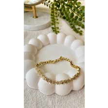 Jewelry 14K Taşlı Yıldızlar Bileklik