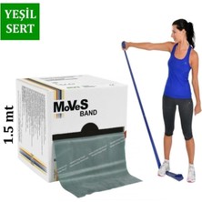 PremiumPort Yeşil Sert Msd Pilates Bandı 1.5 mt - Esneklik ve Güç Artırıcı Egzersiz Aleti