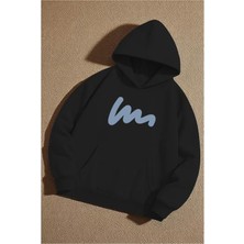 LAYORA Unisex W Baskılı Tasarım Oversize Sweatshirt