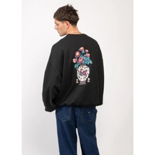 LAYORA Kalın Kumaşlı Baskılı Sweatshirt – Modern ve Şık Görünüm