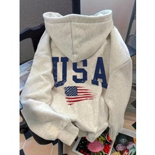 LAYORA Yazı Baskılı Hoodie – Rahat ve Trend Model