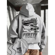 LAYORA Erkek Kapüşonlu Sweatshirt Tüm Sezon Rahat Kesim, Kışlık Kapüşonlu