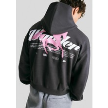 LAYORA Oversize Baskılı Hoodie
