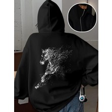 LAYORA Maskeli Ninja Polar Sweatshirt – Termal Rahatlık – Modern Görünüm