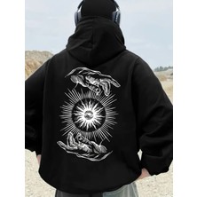 LAYORA Ninja Kapüşonlu Sweatshirt – Kalın Polar Kumaş – Günlük Rahat Kullanım