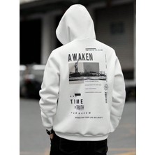 LAYORA Poland Desenli Premium Kapüşonlu Sweatshirt