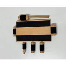 PremiumPort Çırt El Parmak Çalışma Exer Tablası, Ahşap, Sağlam ve Dayanıklı