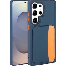 M.TK Moveteck Samsung Galaxy S24 Ultra Kılıf Kamera Korumalı Kartlıklı Cüzdanlı Renkli Tuşlu Deri Tasarımlı Silikon Kapak