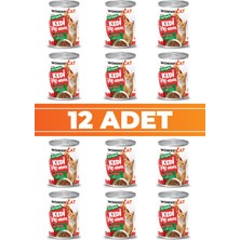 Wondercat Kuzulu Yetişkin Kedi Konservesi 400GR x 12 Adet