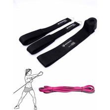 PremiumPort Çok Amaçlı Fitness Direnç Lastiği 1-15 Kg. Spor Seti Siyah