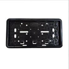 Khi-Zai Çerçeveli Motosiklet Plakalık Plaka Altlığı Siyah 26X17CM 1 Adet