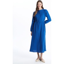 Lc Waikiki Yeni Sezon Hakim Yaka Müslin Elbise