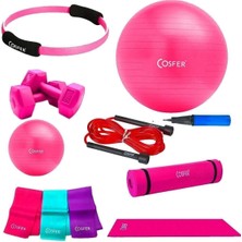 PremiumPort 8 Li Pilates Seti ile Güçlü ve Esnek Vücut Için Mükemmel Seçim