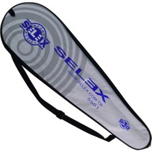 PremiumPort Siyah Carbon Kılıflı Hafif ve Dayanıklı Badminton Raketi