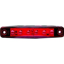 Khi-Zai Kırmızı Parmak LED Dorse Lamba 6 Ledli 12-24V