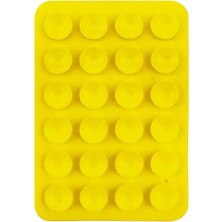 Sionel Kare Öpücüklü 03 Çift Taraflı Silikon Tutucu 5,50CM x 8cm - Sarı