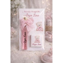 Fiore Hediyelik Kız-Erkek Bebek Hediyelik 10 Adet Çikolata Kolonya Seti Kişiye Özel Isimli Bebek Doğum Mevlüt Doğum Günü