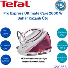 Tefal Pro Express Ultimate Care 2600 W Buhar Kazanlı Ütü (GV9566)