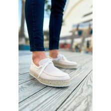 SHN CH311 Espadril Erkek Ayakkabı Bej
