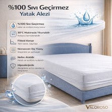 Fitted Full Kenar Su Sıvı Geçirmez Yatak Koruyucu Alez – 100X200 / 120X200 / 160X200 / 180X200 cm