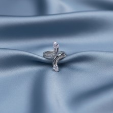 Xuping Kadın Xupıng Yılan Desen  Taşlı Yüzük