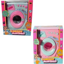 NessiWorld Pilli Işıklı ve Sesli Küçük Çamaşır Makinesi 02603