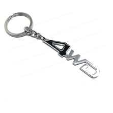 Khi-Zai 4WD Metal Oto Anahtarlık Siyah Krom