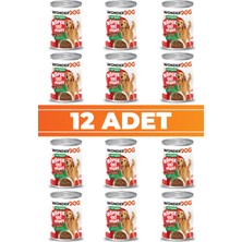 Wonder Dog Wonderdog Kuzulu Yetişkin Köpek Konservesi 400GR x 12 Adet