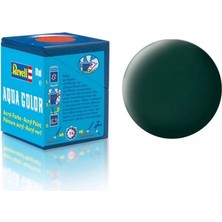 NessiWorld Aqua Color Black Green - Mat Boya- 18 ml