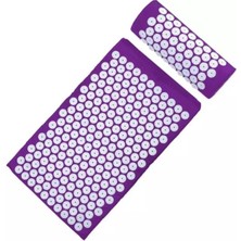 PremiumPort Ithal Mor Akupunktur Masajlı Sırt ve Boyun Yoga Matı