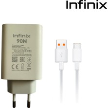 Infinix 90W (Watt) Hızlı Şarj Aleti Adaptörü Kablo Seti
