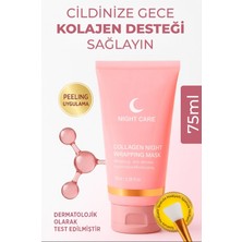 Pure Zone Soyulabilir Kolajen Jel Yüz Maskesi 75 ml – Cam Gibi Parlak Cilt Maskesi