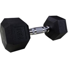 PremiumPort 10 kg Hex Dambıl, Dayanıklı ve Şık Spor Ekipmanı