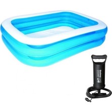Bestway Aile Boyu Büyük Dikdörtgen Şişme Havuz, 211X132X46CM, Eğlence Dolu Yaz Keyfi
