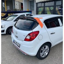 Opel Corsa D Parlak Siyah Boyalı Fiber Spoiler