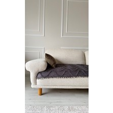 Hisar Home Bohem Dalgalı Ponponlu Koltuk Kanepe Çekyat Örtüsü 90X200