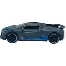 Net Damla Sesli Işıklı Spor Araba 15 cm - 3241D- Gri (Lisinya)