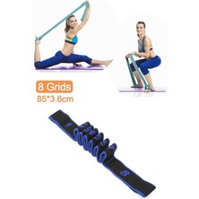 PremiumPort 8 Seviyeli Mavi Direnç Bandı Seti Spor ve Yoga Egzersizi Için