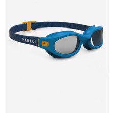 PremiumPort Küçük Boy Yüzücü Gözlüğü, Mavi/sarı, Şeffaf Camlar, Rahat ve Hafif