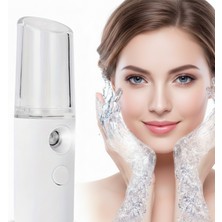 Eşya Dünyası Nano Mist Sprayer - Taşınabilir Yüz Nemlendirici ve Mini Buharlı Cilt Bakım Cihazı - USB Şarjlı
