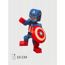 Minecraft Captain America Kaptan Amerika Hareketli Eklemli Figür