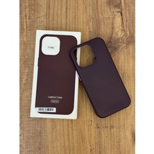 Ceptex Iphone 15 Pro Uyumlu Animasyonlu Magsafe Özellikli Deri Kılıf Içi Kadife