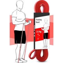PremiumPort Kırmızı Direnç Bandı 15 Kg, Kas Güçlendirme ve Fitness Için Mükemmel