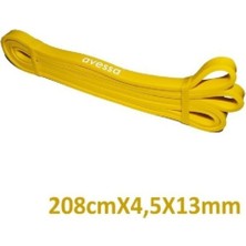 PremiumPort Sarı Lateks Güç Bandı 13 mm En, 208 cm Boy, Dayanıklı ve Esnek Tasarım